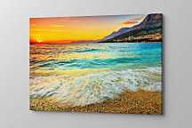 Obraz Morská pena na pláži 1596